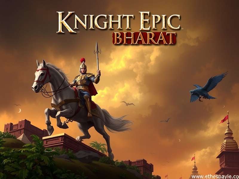 Knight Epic Bharat Saga Cover Art